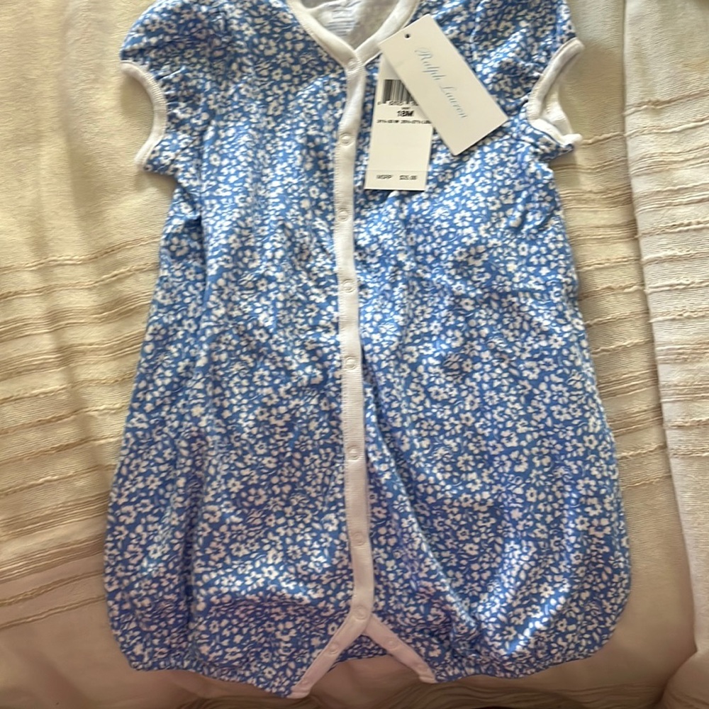 Ralph Lauren romper 18 months NWT
